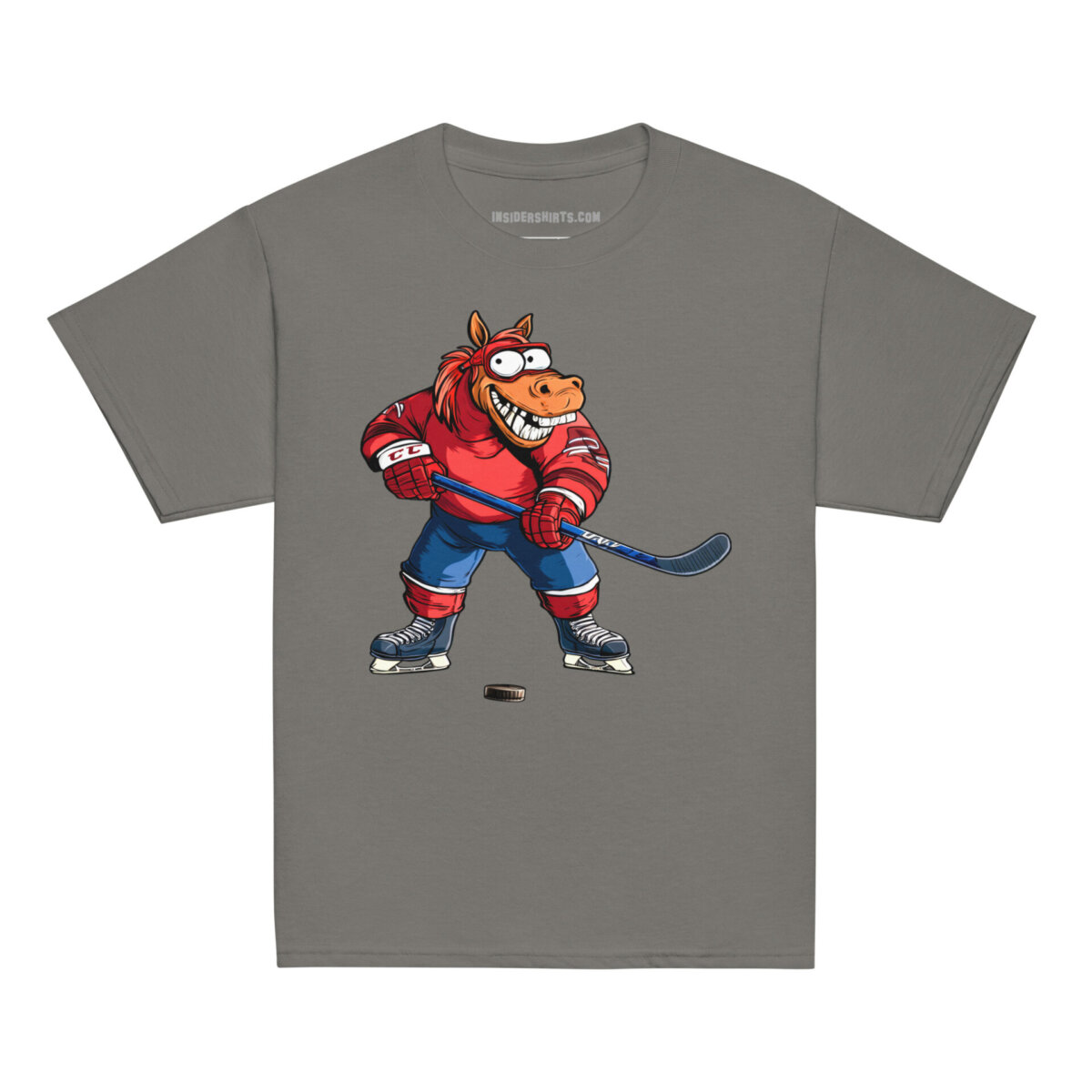 Ice Gallop Kinder T Shirt Holzkohle