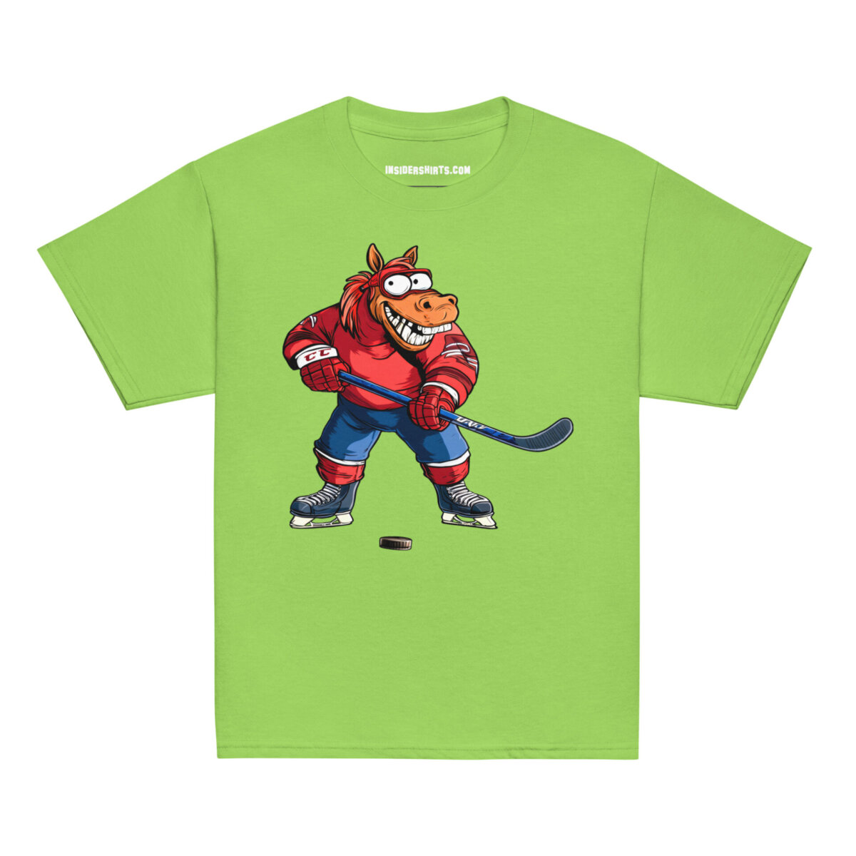 Ice Gallop Kinder T Shirt Limette