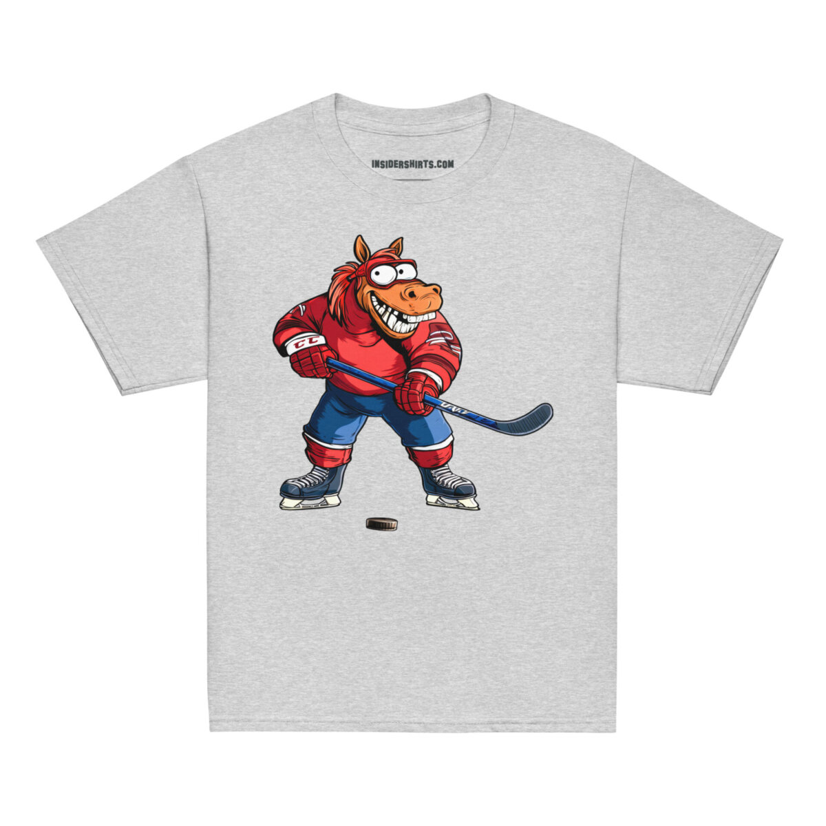 Ice Gallop Kinder T Shirt Sportgrau