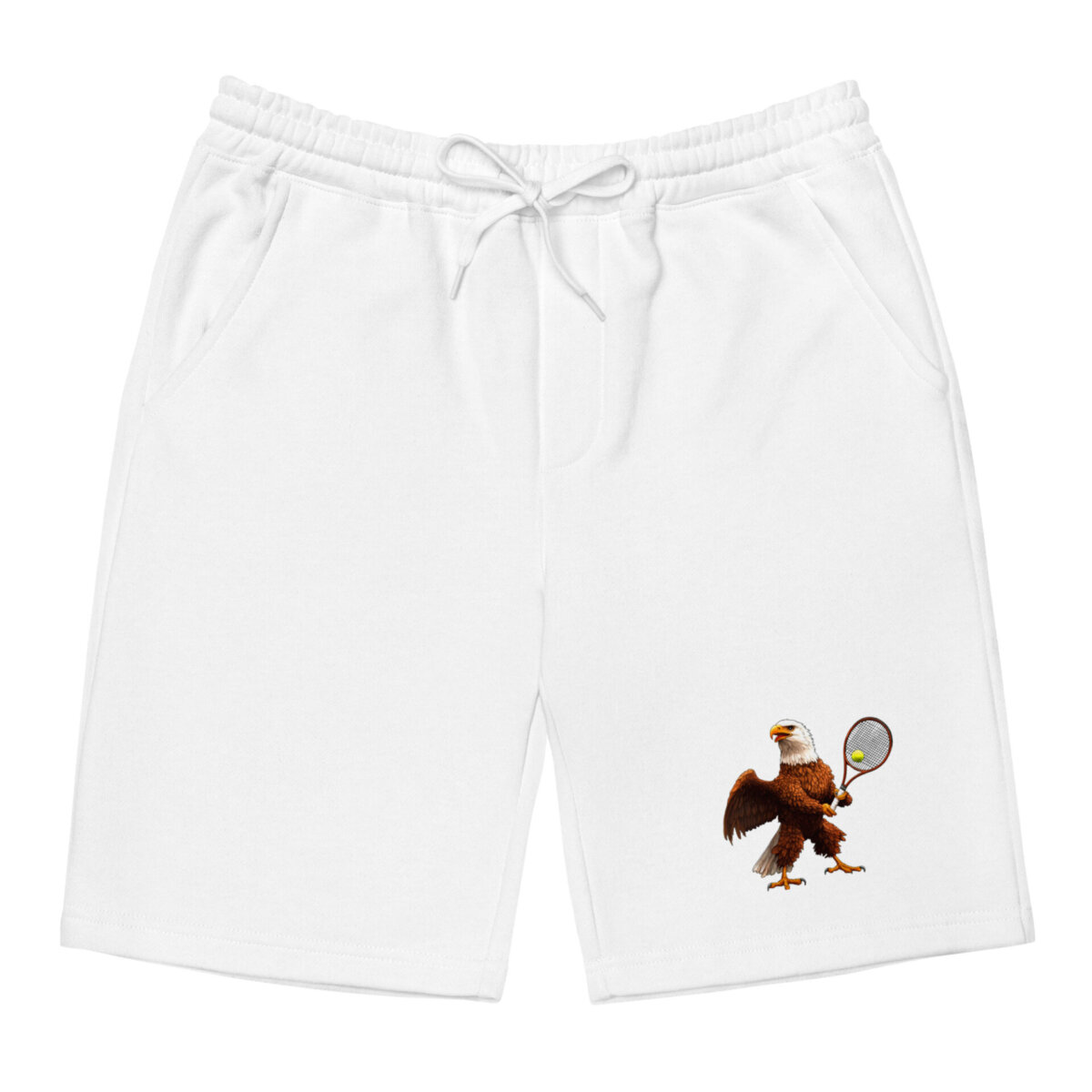 Match Point Fleece Shorts Weiss