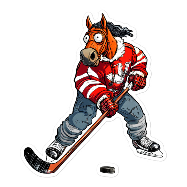Pferde Hockey Aufkleber