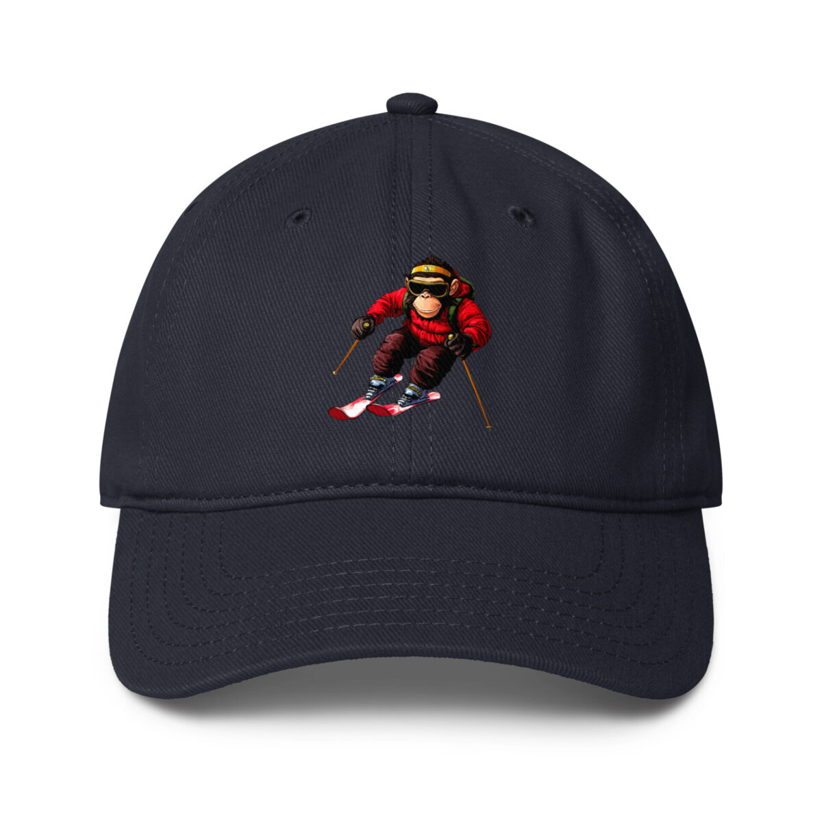 Ski Chimp Baseball Cap Dunkles Navy