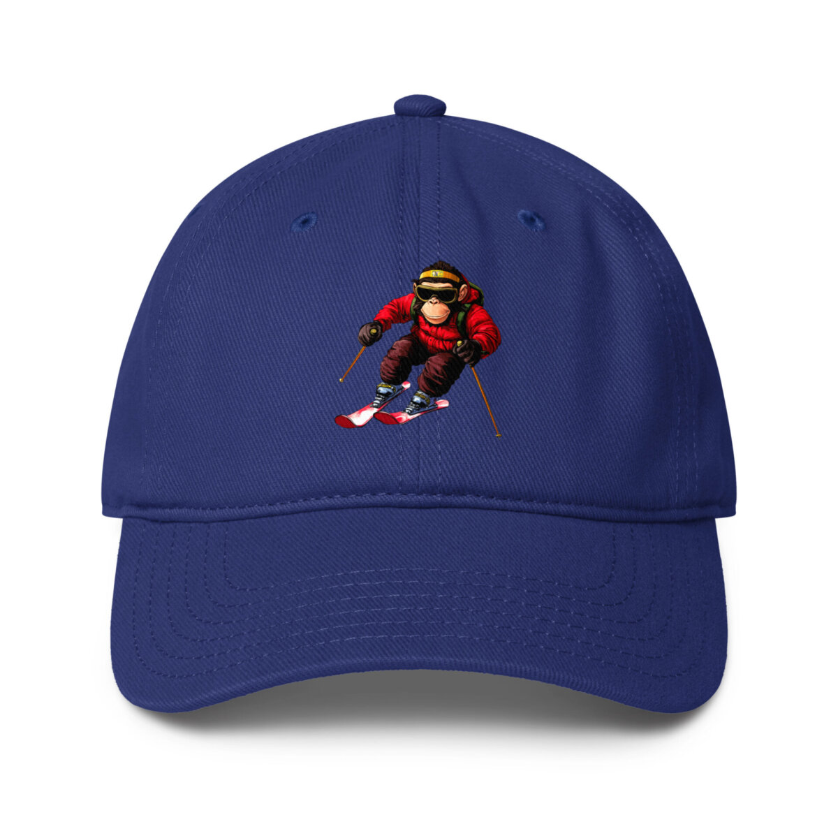 Ski Chimp Baseball Cap Royal