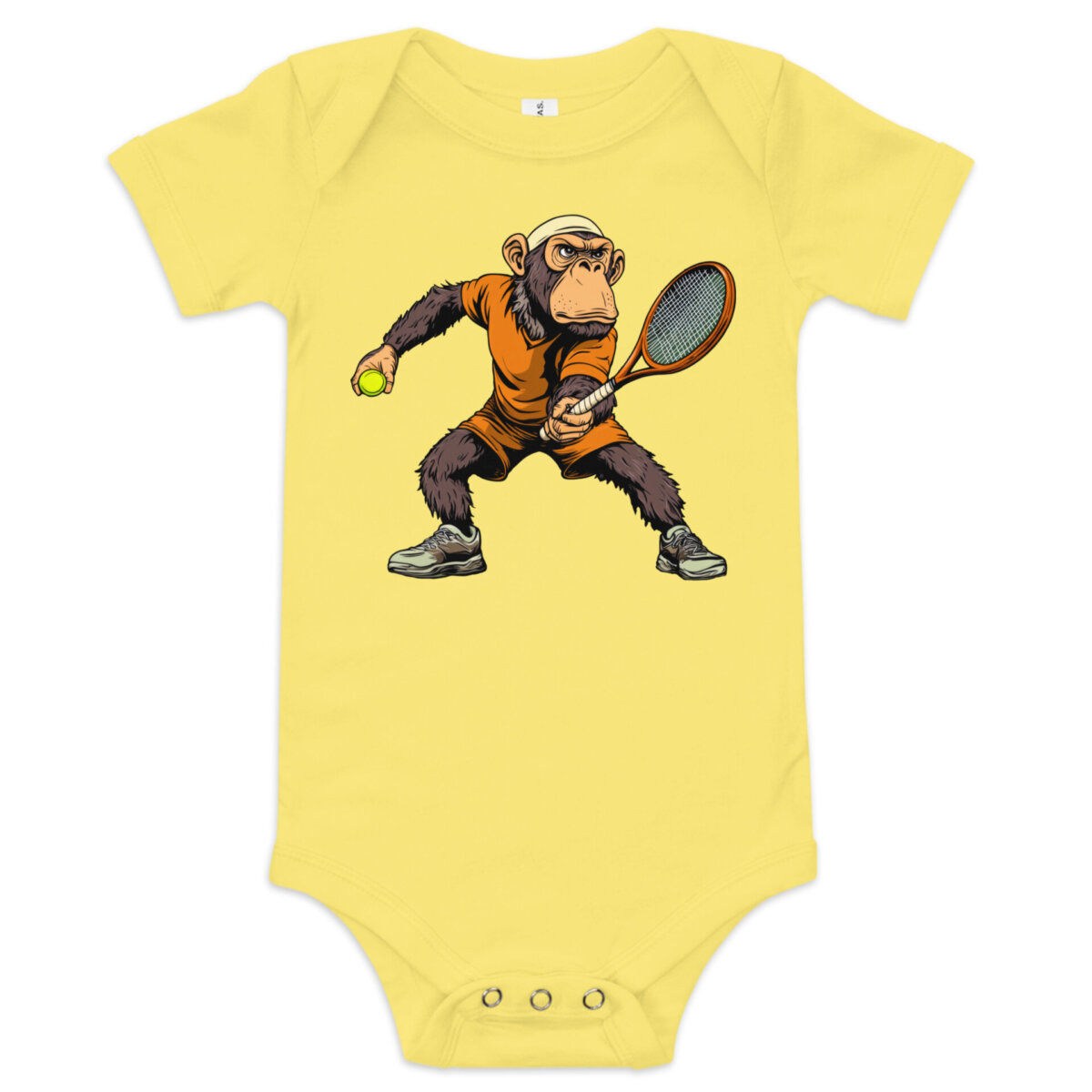 Smash Monkey Babybody Gelb