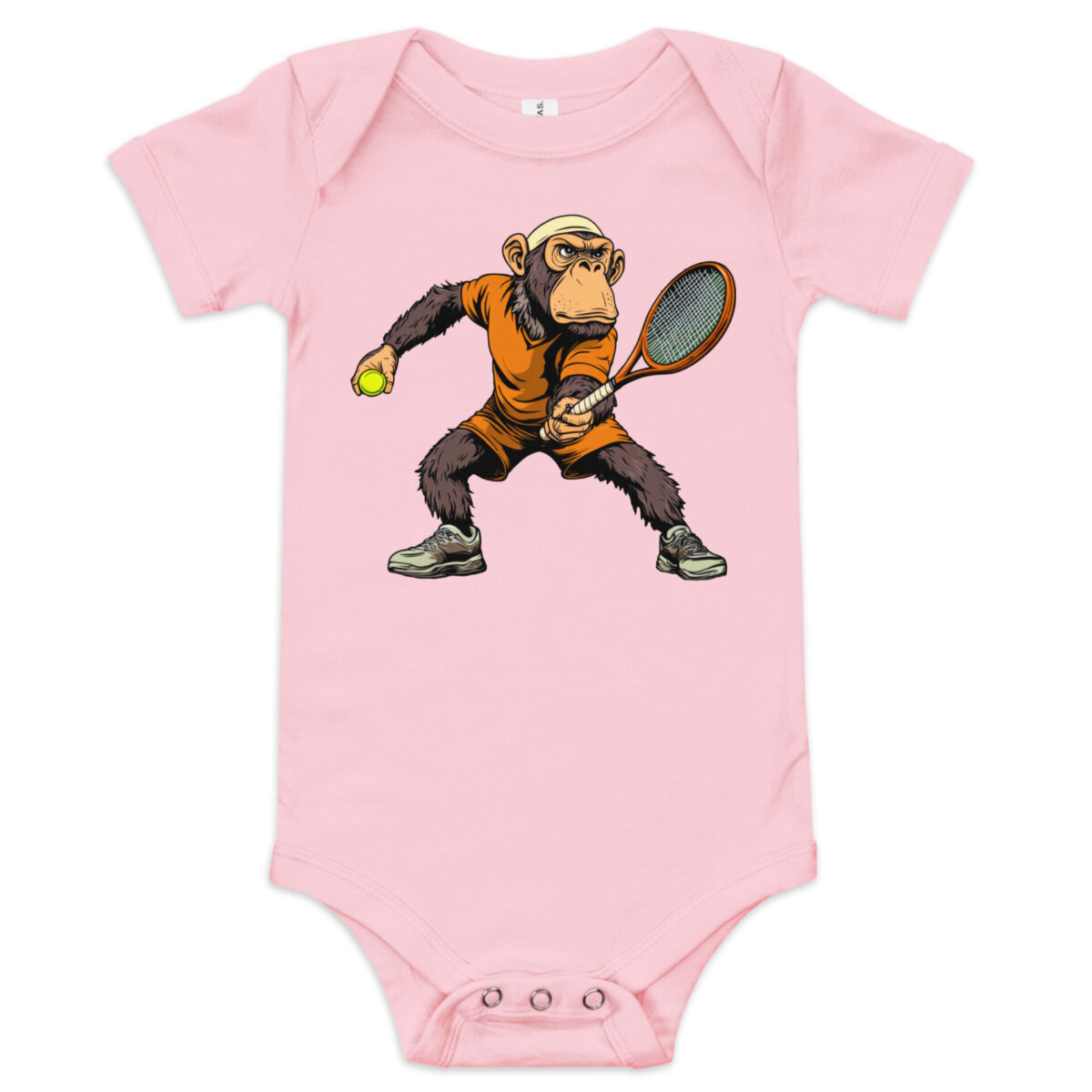 Smash Monkey Babybody Pink