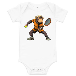 Smash Monkey Babybody Weiss