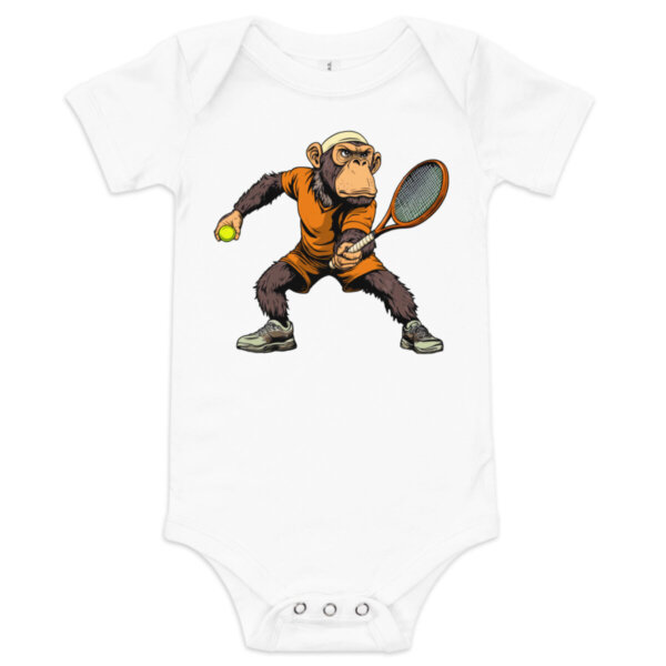 Smash Monkey Babybody Weiss