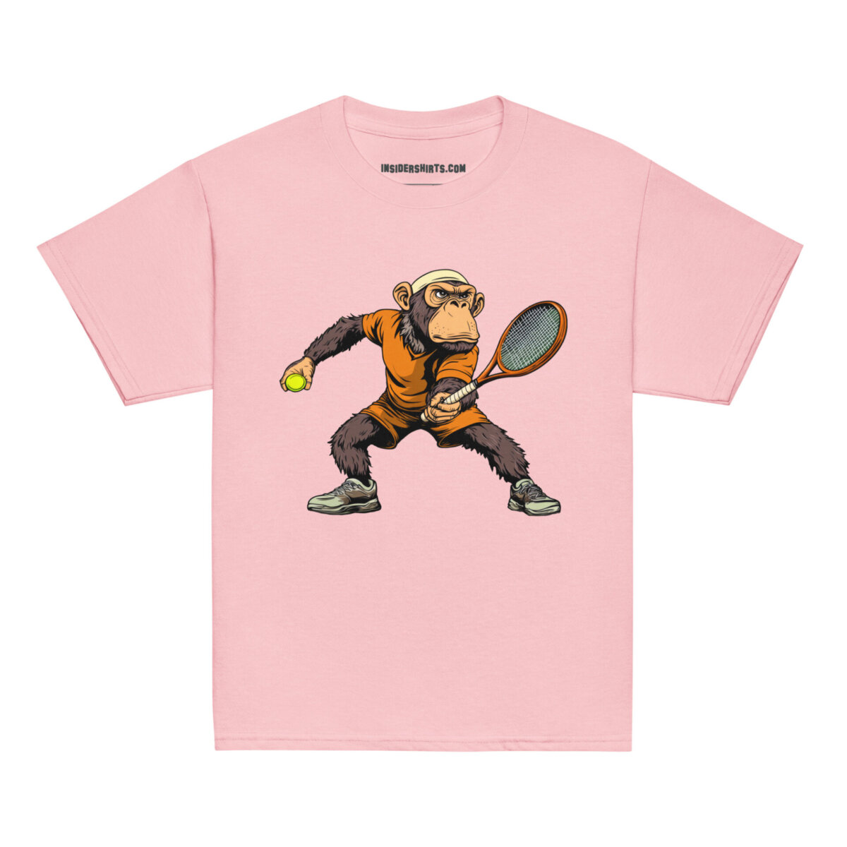 Smash Monkey Kinder T Shirt Hellpink