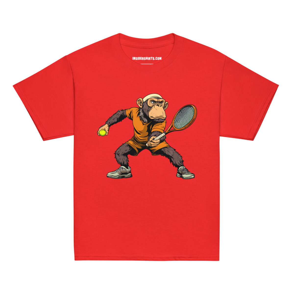 Smash Monkey Kinder T Shirt Rot