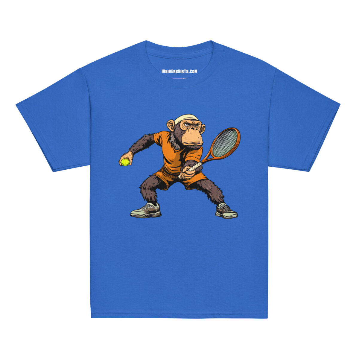 Smash Monkey Kinder T Shirt Royal
