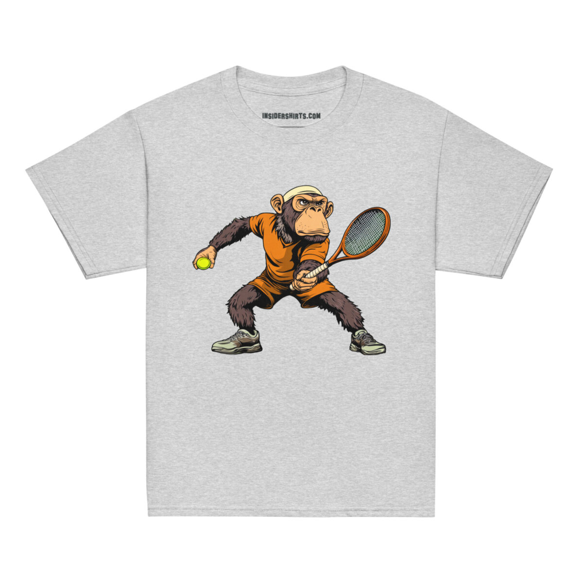 Smash Monkey Kinder T Shirt Sportgrau