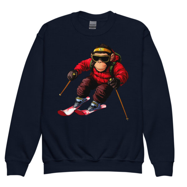 Snow Monkey Kinder Pullover Navy