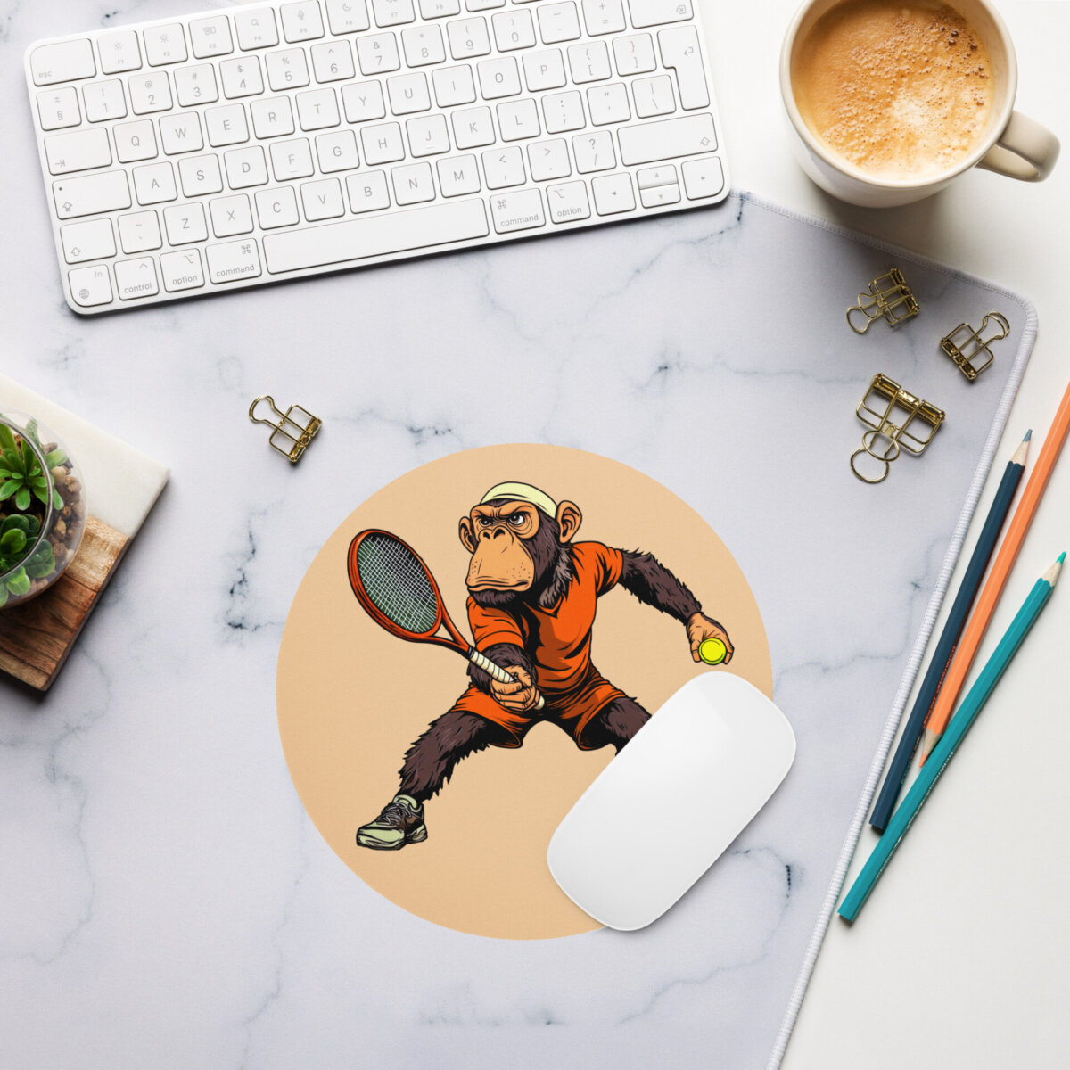 Tennis Affe Mausmatte