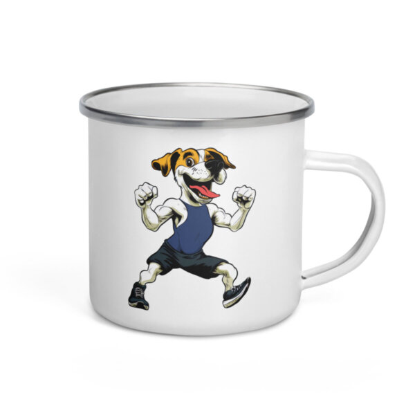 Daily Jogger Camping Tasse Emaille