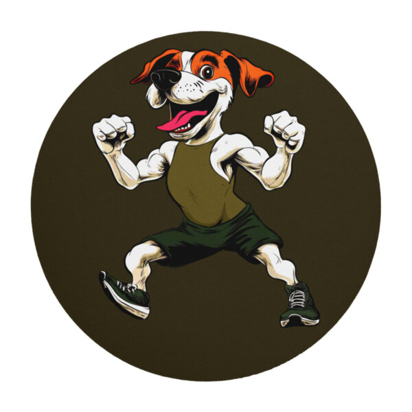 Jogging Dog Mausmatte