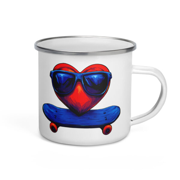 Board Vibe Camping Tasse Emaille
