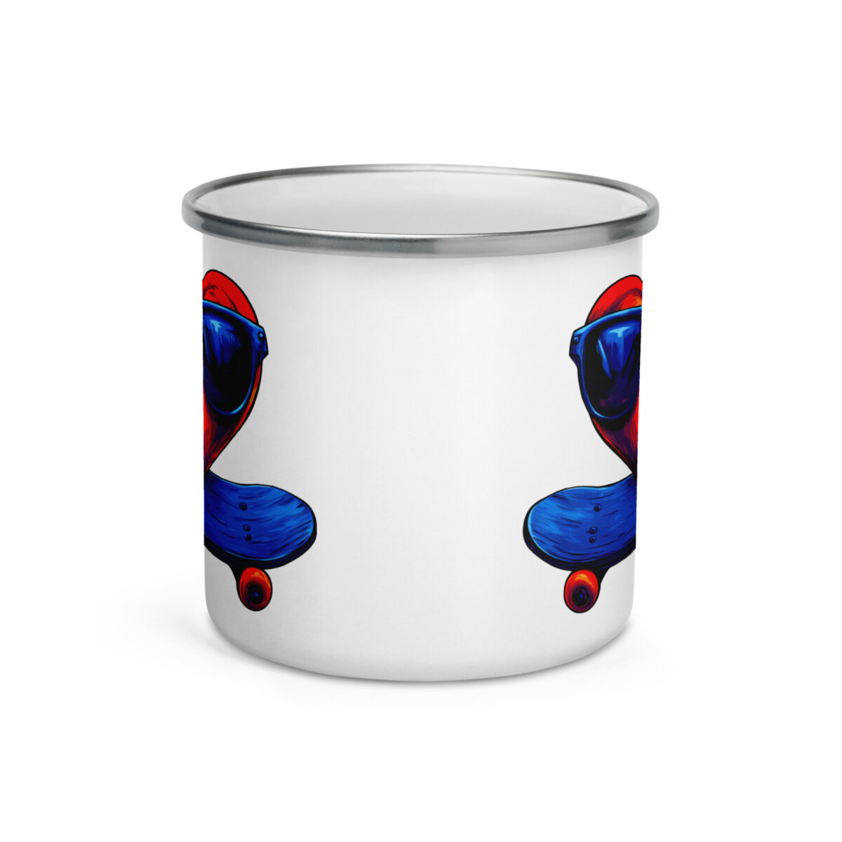 Board Vibe Camping Tasse Emaille