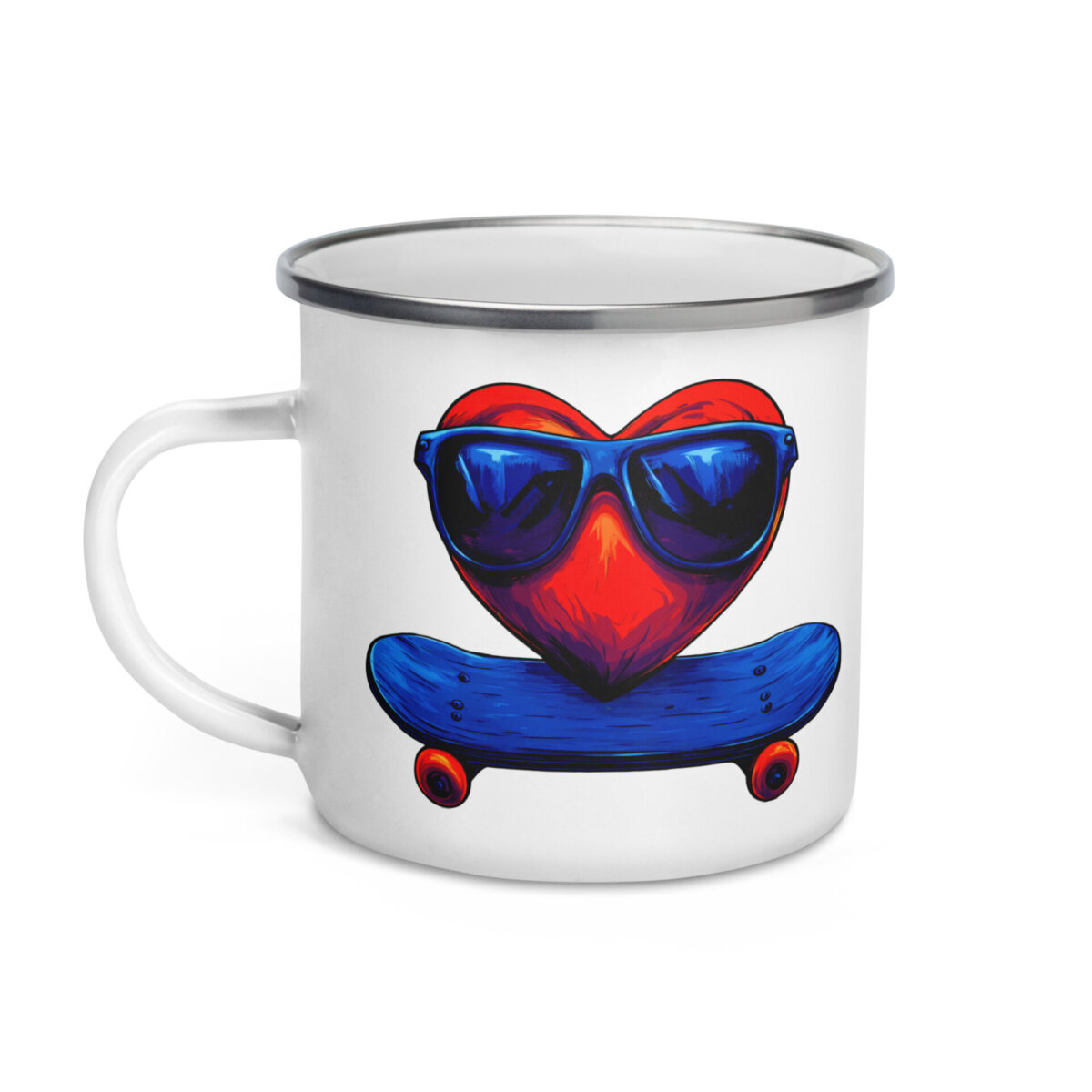 Board Vibe Camping Tasse Emaille