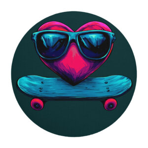 Skate Love Rider Mausmatte