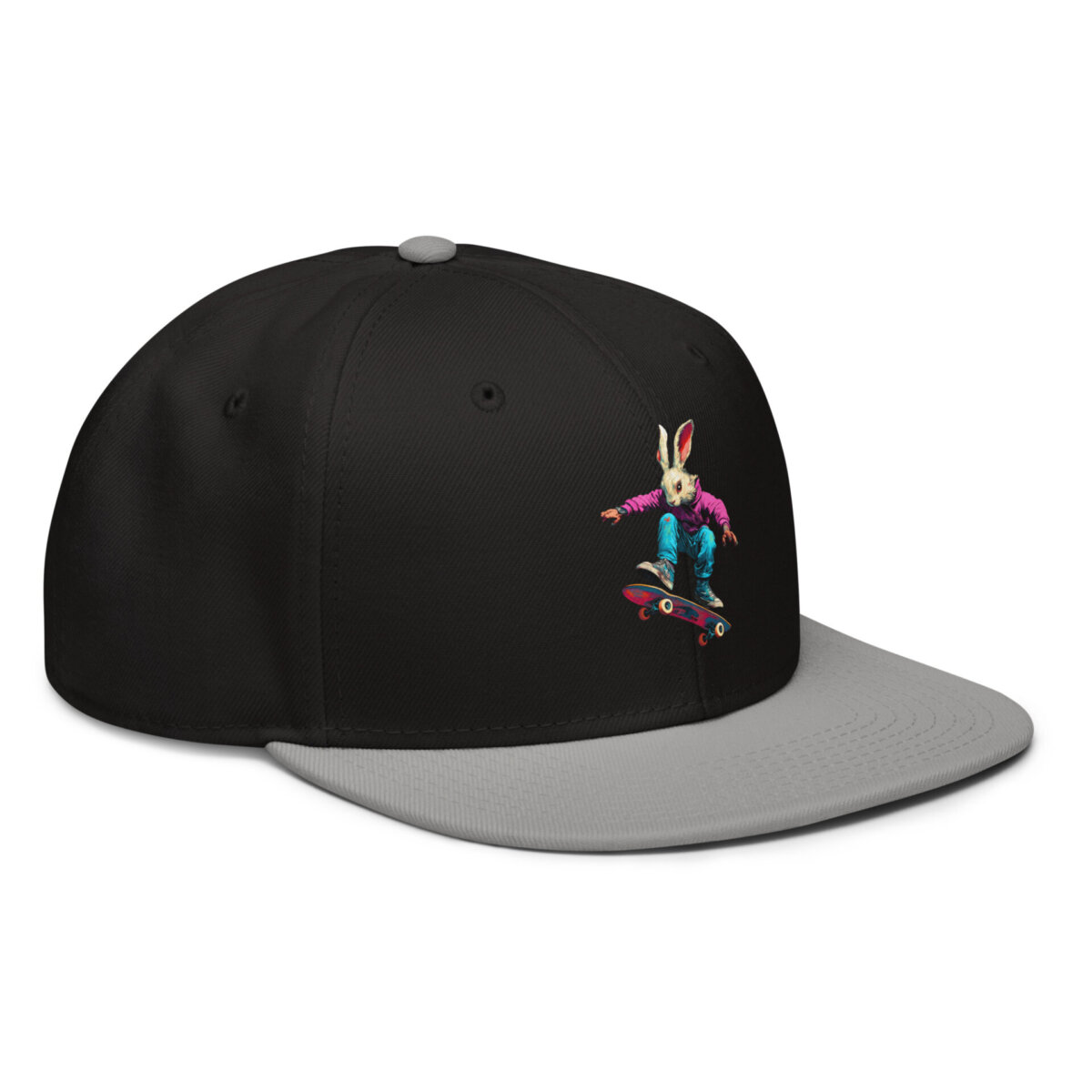 Kickflip Bunny Snapback Cap