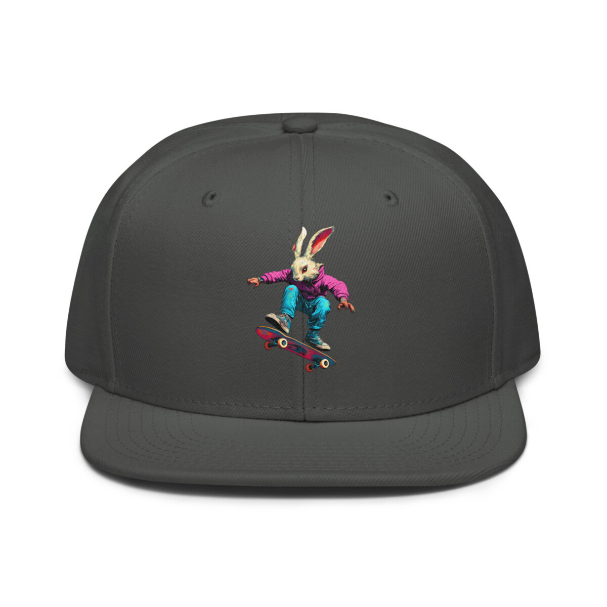 Kickflip Bunny Snapback Cap Anthrazitgrau