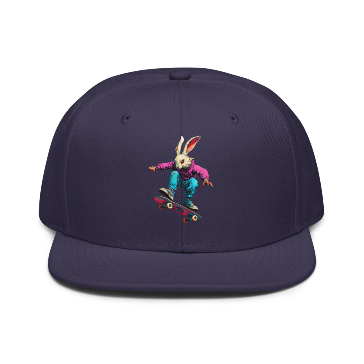 Kickflip Bunny Snapback Cap Navy Blau