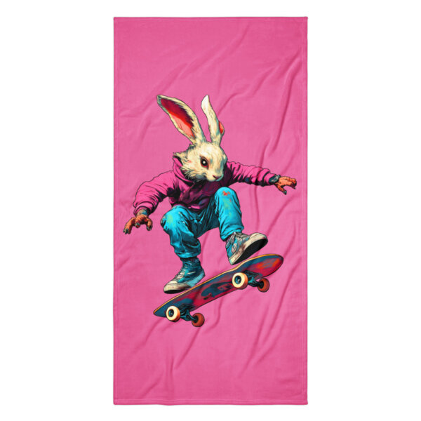 Rabbit Skater Badetuch
