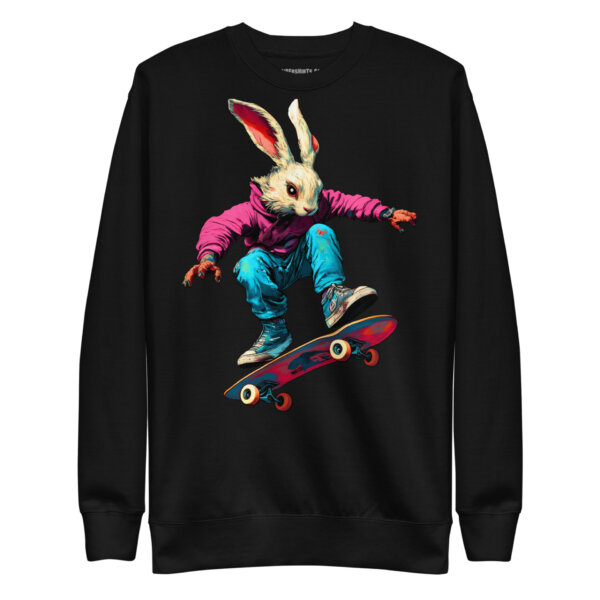 Rabbit Skater Frauen Pullover Schwarz