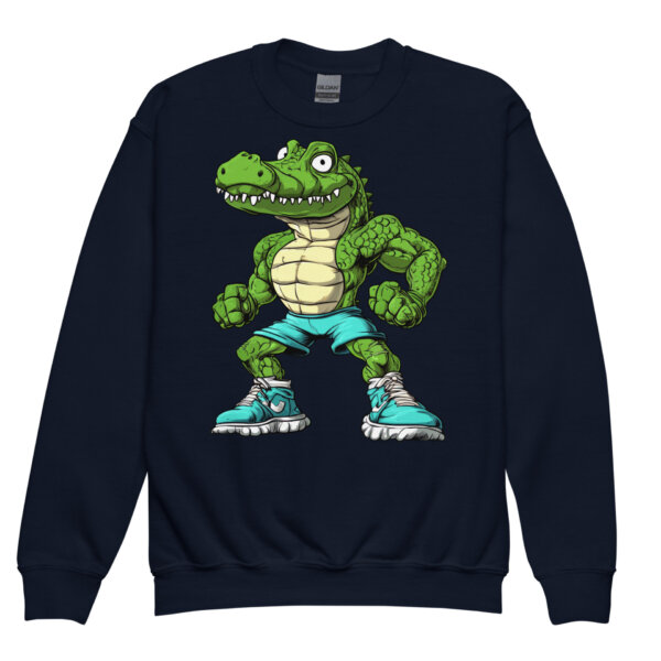 Suesses Krokodil Kinder Pullover Navy