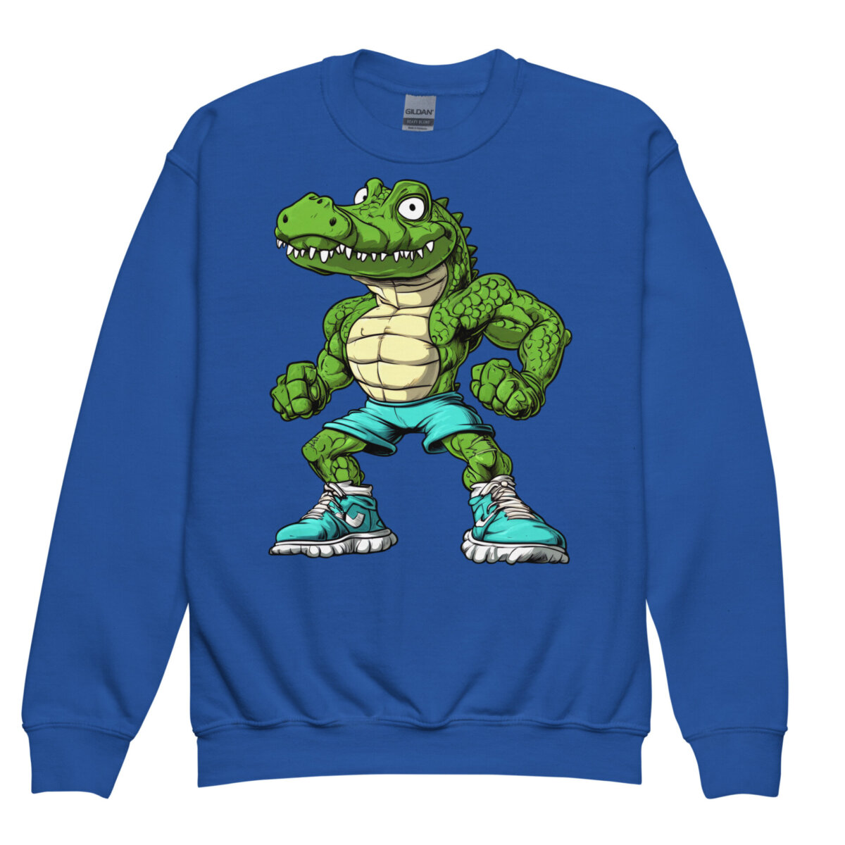 Suesses Krokodil Kinder Pullover Royal