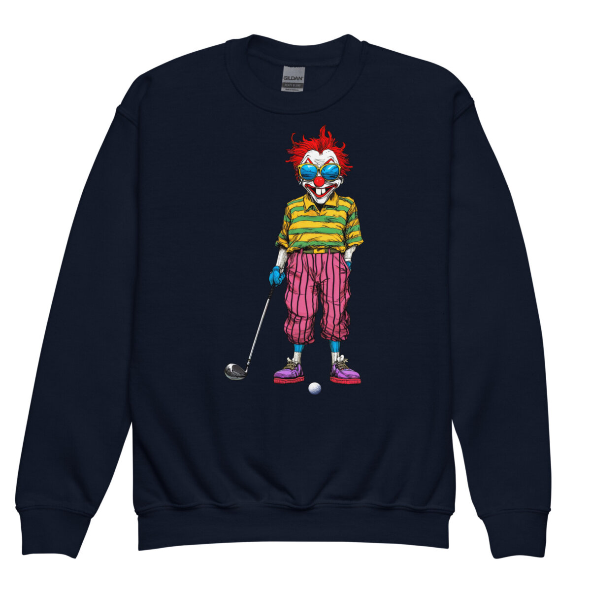 Golf Clowns Kinder Pullover Navy
