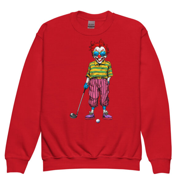 Golf Clowns Kinder Pullover Rot