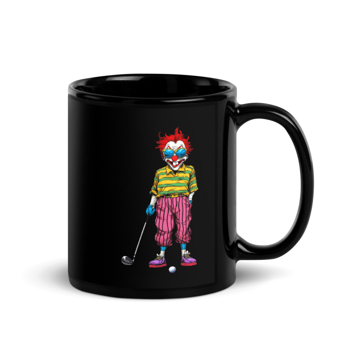 Golf Clowns Tasse Schwarz