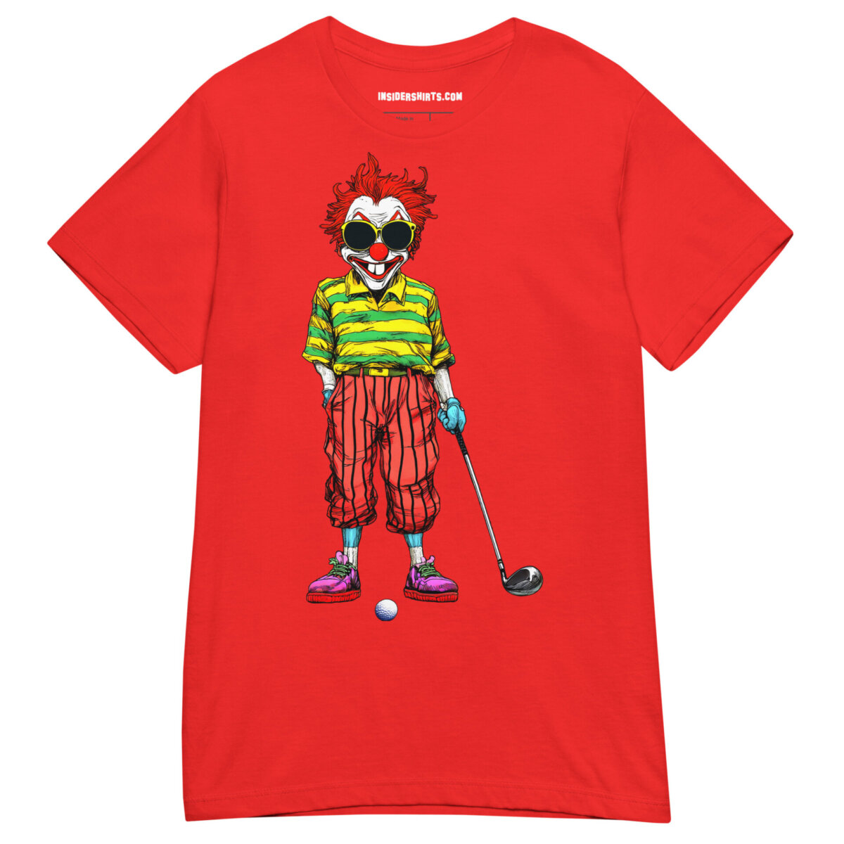 Golf Joker Frauen T Shirt Rot