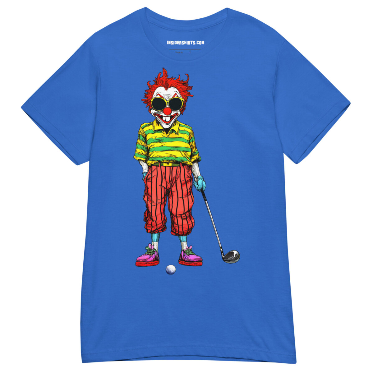 Golf Joker Frauen T Shirt Royal