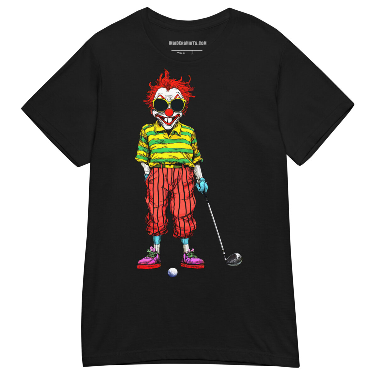 Golf Joker Frauen T Shirt Schwarz
