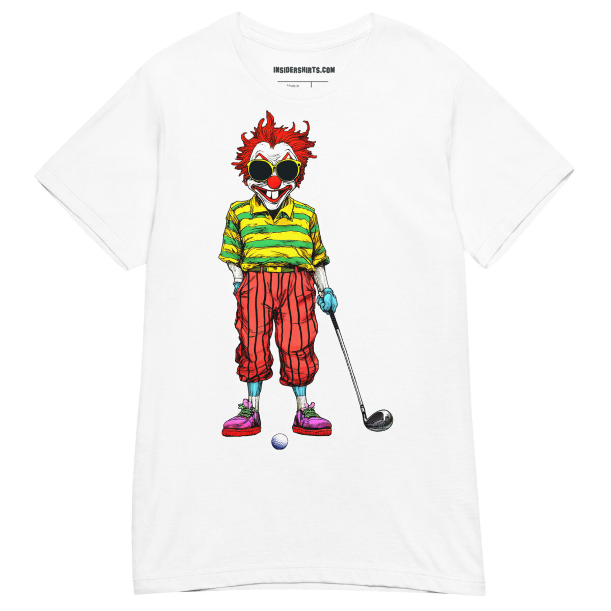 Golf Joker Frauen T Shirt Weiss