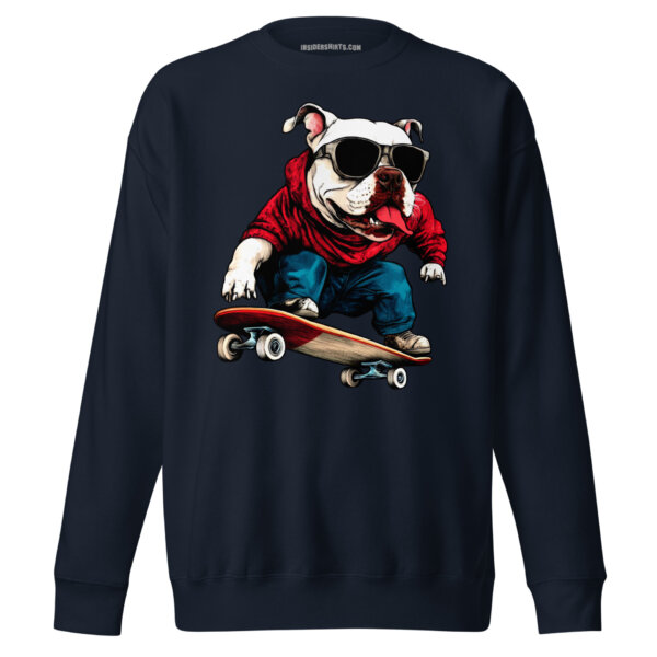 Skater Bulldoge Maenner Pullover Navy Blazer