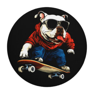 Skater Hund Mausmatte