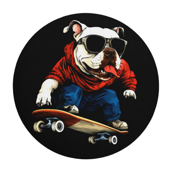 Skater Hund Mausmatte