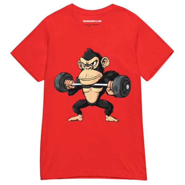 Affen Gym Frauen T Shirt Rot