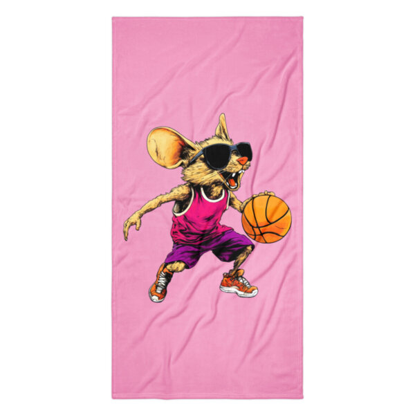 Basketball Maeuschen Badetuch