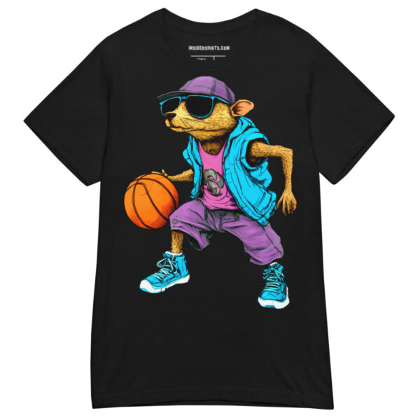 Basketball Maulwurf Frauen T Shirt Schwarz