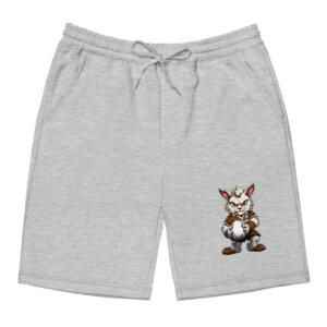 Cat Rugby Fleece Shorts Heather Grau