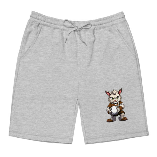 Cat Rugby Fleece Shorts Heather Grau