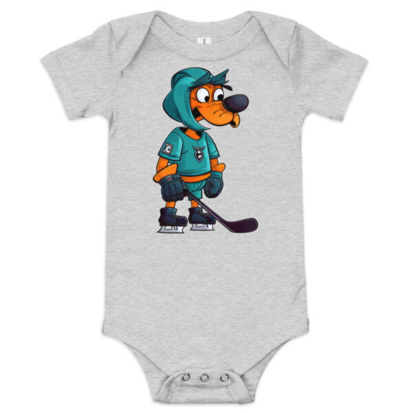 Eishockey Hund Babybody Athletisch Heather