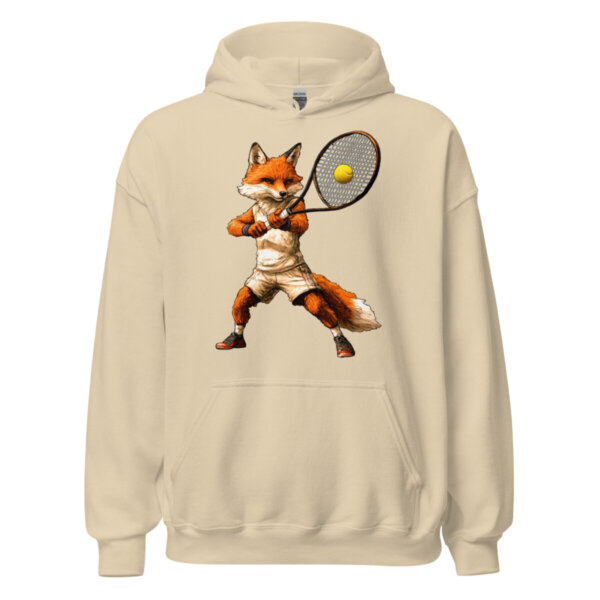 Fuchs Tennis Maenner Kapuzenpulli Sand
