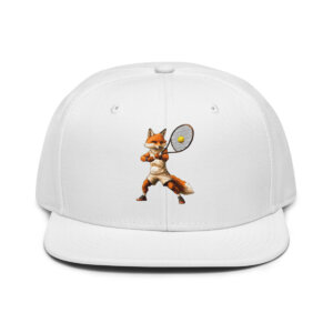 Fuchs Tennis Snapback Cap Weiss