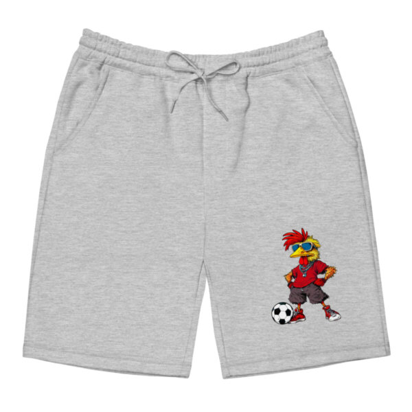 Fussball Huhn Fleece Shorts Heather Grau