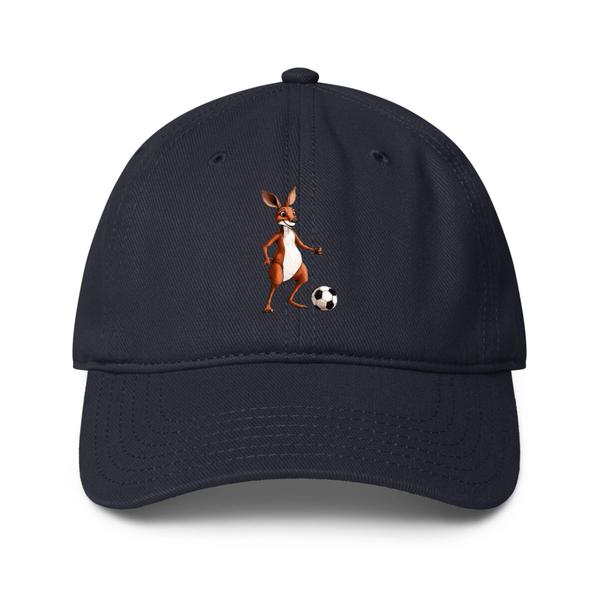 Fussball Kaengurus Baseball Cap Dunkles Navy